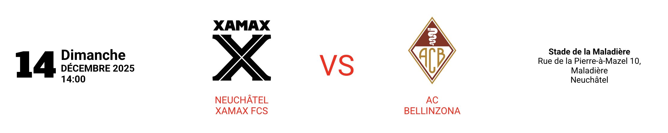 NEUCHÂTEL XAMAX FCS vs AC Bellinzona
